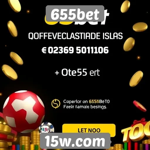 Ofertas promocionais disponíveis na 655bet